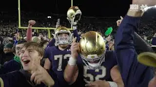 WE WIN WE STORM THE FIELD | Irish Access | Notre Dame Football