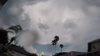 Hurricane Debby feeder bands timelapse