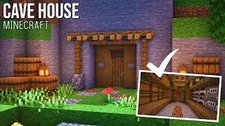 Minecraft : How to Build a Simple Cave House