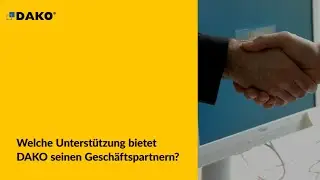 Welche Unterstützung bietet DAKO seinen Geschäftspartnern?