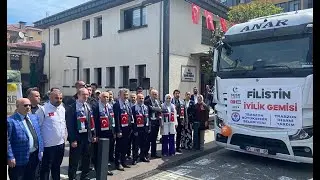Trabzon’dan Filistin’e 3 tır gıda yardımı