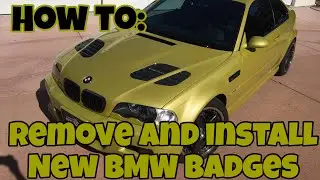 HOW TO: PROPERLY REMOVE AND INSTALL BMW ROUNDEL BADGES