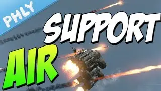 Crossout - AIR SUPPORT & 360 NOSCOPES (Crossout Gameplay)