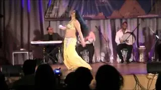 Tamila Kolodiy baladi + tabla improvisation with orchestra, Raqia Hassan Cup Sexy Belly Dance