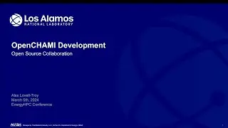 Technical Talk: OpenCHAMI: Bridging Traditional HPC and Cloud Ecosystems Through Open Source Collab
