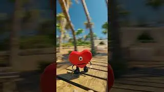 Bad Bunny - Ojitos Lindos animation made in Blender 