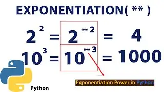 Python program to find power of a number using exponential operator