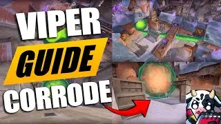 COMPLETE Viper Guide on Corrode (NEW Map 2025) – Lineups, Walls & Ults!