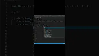 Extract element with frequency greater then k  in python