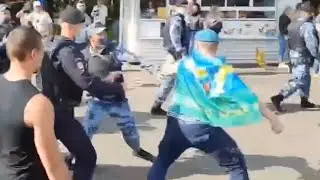МОСКВА ВДВ ОМОН ДРАКА
