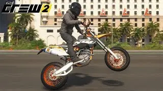 The Crew 2 | KTM 450 EXC MOTARD TEST DRIVE + WHEELIES