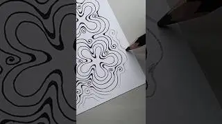Drawing Zentangle - INSPIRAL #drawing #zentangle #zentangleart #doodle #zentanglepatterns #howtodraw
