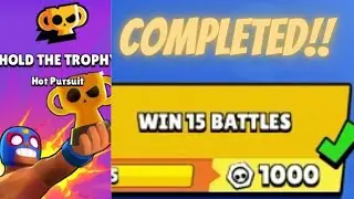 Hold the trophy Brawl Stars | 15 wins Brawl Stars | Hot Pursuit | Brawl stars bull | Brawll bull