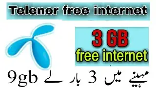Telenor free internet codes 3gb | telenor free internet codes 2021 | telenor free internet