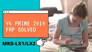 Huawei Y6 Prime 2019 FRP Bypass Android 9.1.0 || MRD-LX1F/LX2 FRP Bypass