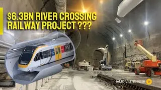 Australia is constructing a $6.3BN Cross-River Railway for the Olympics🚇