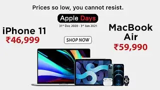 Big New Year Apple Days Sale on iPhone 11, Apple Watches, MacBooks, iPhone 12/Pro Max Price Drops