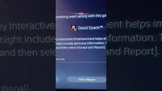 Dead space PS5 remake error code not working on launch date 
