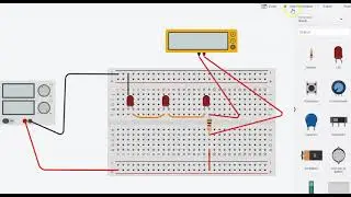 Measuring Resistance with Multimeter in Tinkercad