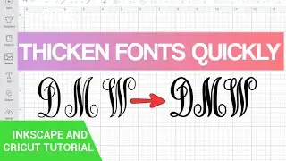 How to thicken fonts