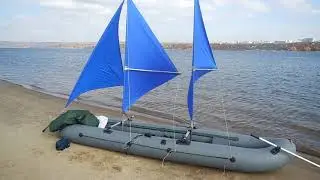 Двухмачтовая парусная шхуна из байдарки Gora63