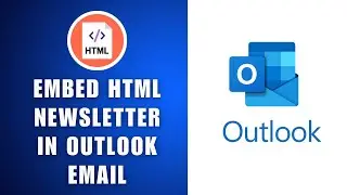 How to Embed HTML in Outlook Email 2026 | How to Add an HTML Email Signature to Outlook