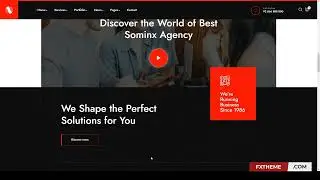Sominx - Creative Business Agency WordPress Theme creative theme 15