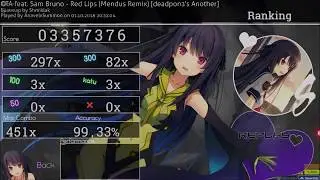 GTA feat. Sam Bruno - Red Lips (Mendus Remix) | Osu! gameplay | NoMod FC