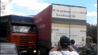 Фуры притерлись =)