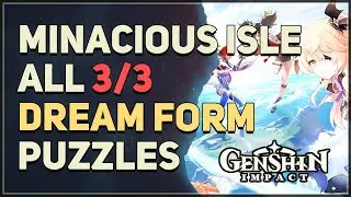 All Minacious Isle Dream Form Chest Puzzles Genshin Impact