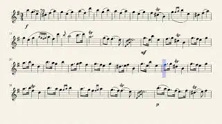 Marais - Les Folies d'Espagne - Variations 4 - 6 For Violin