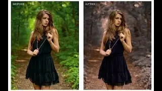 Photoshop CC Tutorial : Warm Tone Photo Effect Editing