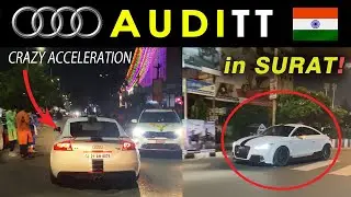 Powerful & Crazy acceleration of Audi TT | Loud Exhaust | #supercars #surat #auditt