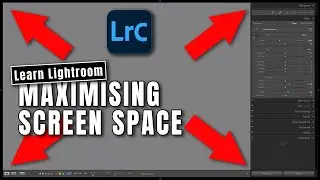 Maximise screen space in Lightroom