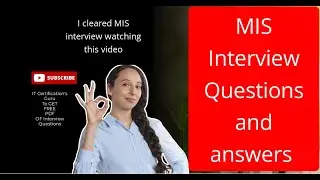 MIS Interview Questions and Answers with examples - 100% asked during interview #mis #support
