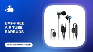 DefenderShield EMF Free Air Tube Earbud Headphones