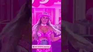 Tiffany Stratton BARBIE Entrance! #shorts #wwe #viral #barbie #new #pink #fyp #nxt