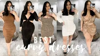 BEST Body Sculpting Dresses for the Holidays // Fashion Nova Curve Try On Haul 2020