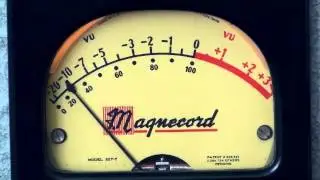 Magnecorder PT6-AH/PT-6J VU meter