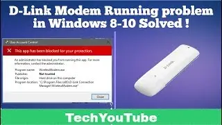 D-Link modem running problem permanently solved in windows 8/10 