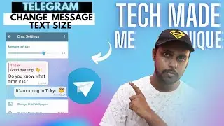 Change message text size telegram | how to change font size in telegram