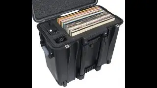 50 Vinyl Records Case