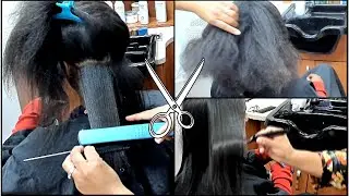 SILK PRESS ON NATURAL  HAIR (VOICEOVER)