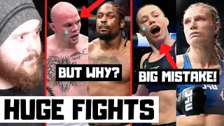 Smith vs Spann 2? Namajunas vs Fiorot? Santos vs Blanchfield? MMA News Reaction