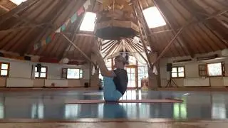 Yoga practice in Lalita