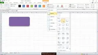 How to Insert Rectangle in Excel- Rectangle Shape in Excel Tutorial