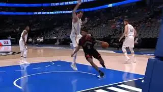 Luka Doncic gets his own medicine by Rookie Jalen Harris with this Fake move!