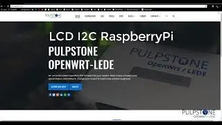 LCD I2C Raspberry PI Pulpstone LEDE