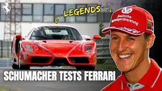 7-time F1 World Champion Michael Schumacher’s Enzo Ferrari Test Drive