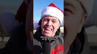 Mom on her way to class with a sick child gets surprise from a 